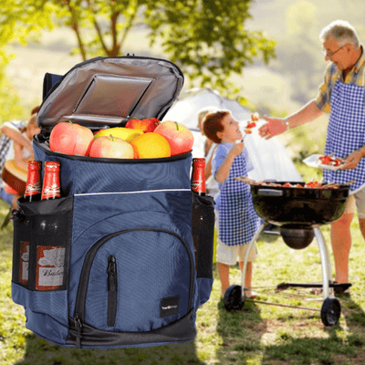 Kit: 2 Thermal Bag Max 33L Waterproof Cooler Backpacks