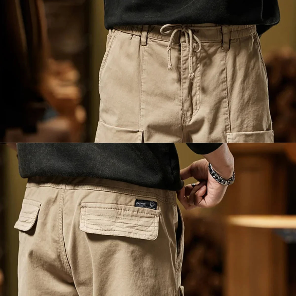 SlimFit Cargo Pants with Pockets