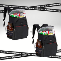 Kit: 2 Waterproof Cooler Backpacks 20L Thermal Bag