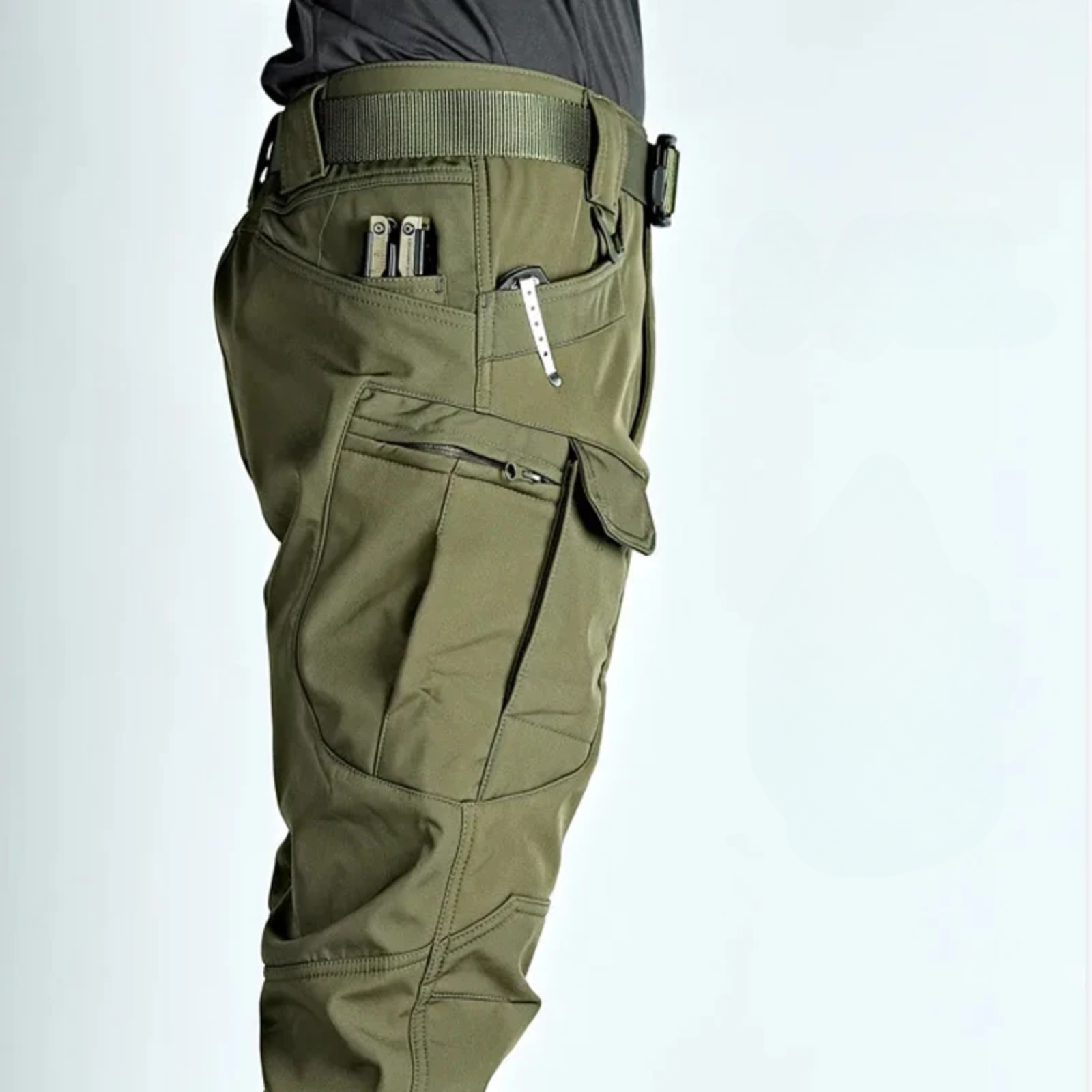 Kit: 2 Calças Tática Militar Impermeável com Cinto