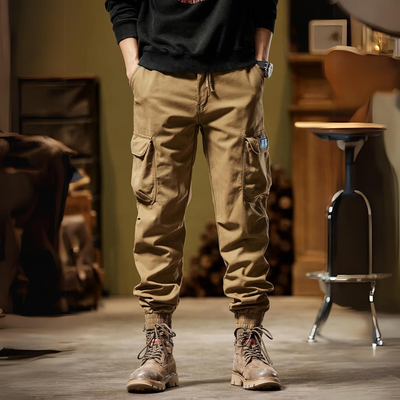 Calça Cargo Casual Retro