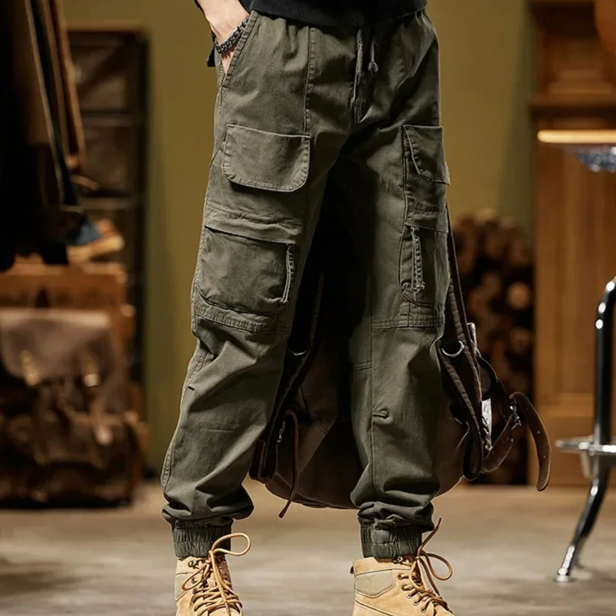 SlimFit Cargo Pants with Pockets