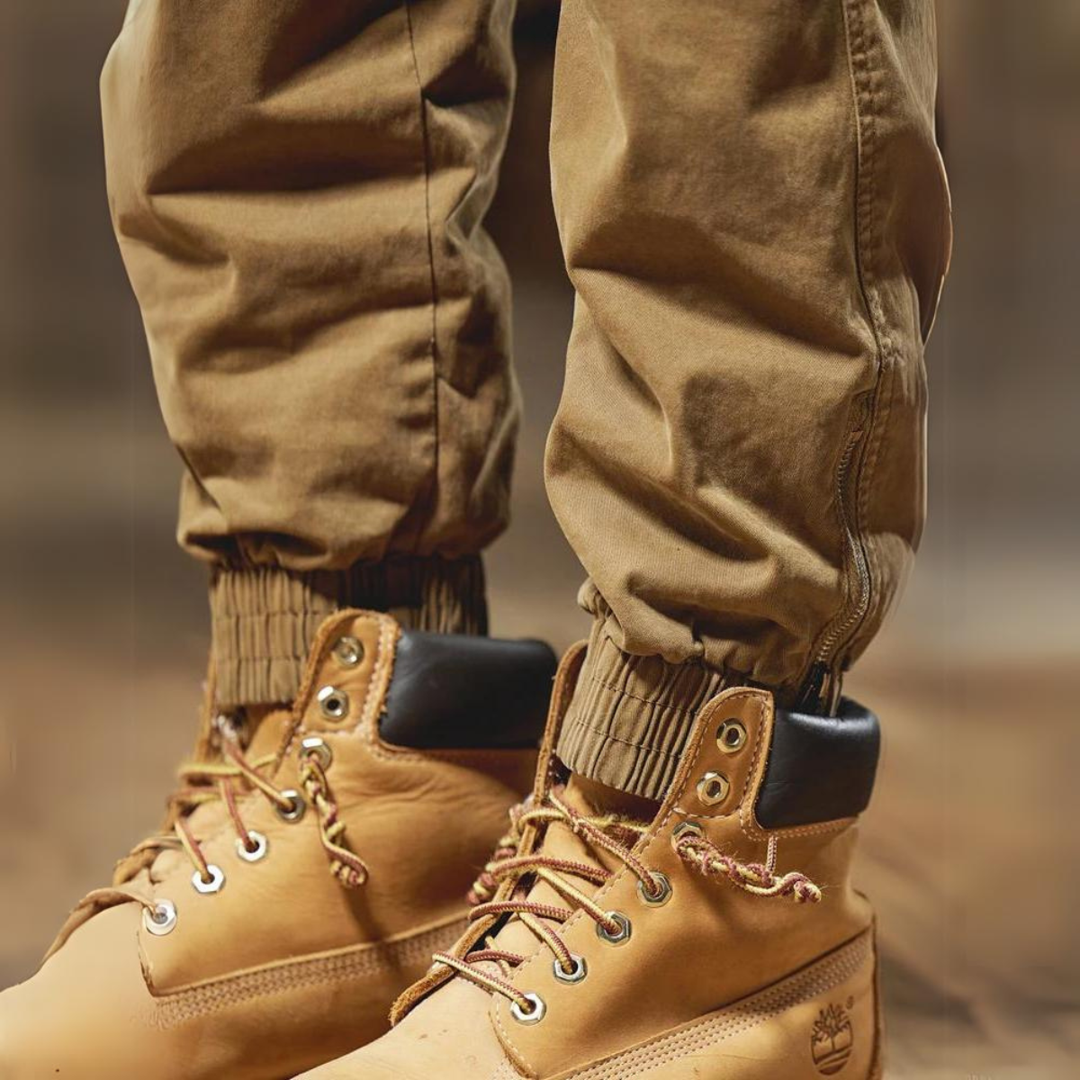 Calça Cargo Casual Retro