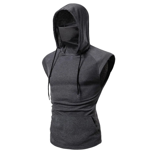 Sleeveless Shirt with Integrated Mask