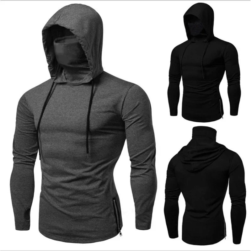 Sleeveless Shirt with Integrated Mask