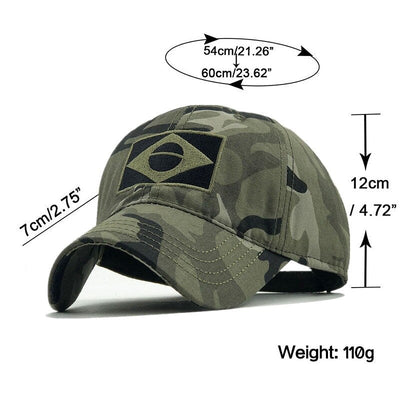 Brazil Flag Tactical Cap