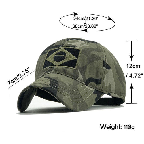 Brazil Flag Tactical Cap