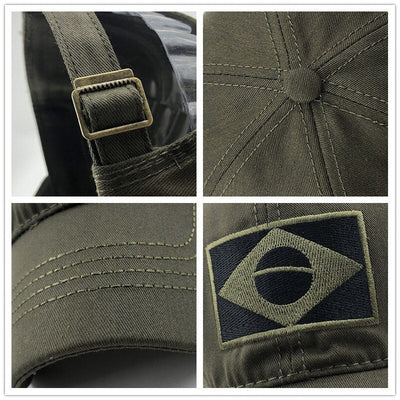 Brazil Flag Tactical Cap