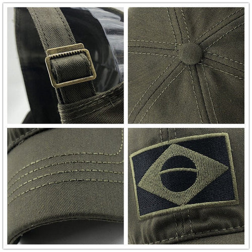 Brazil Flag Tactical Cap