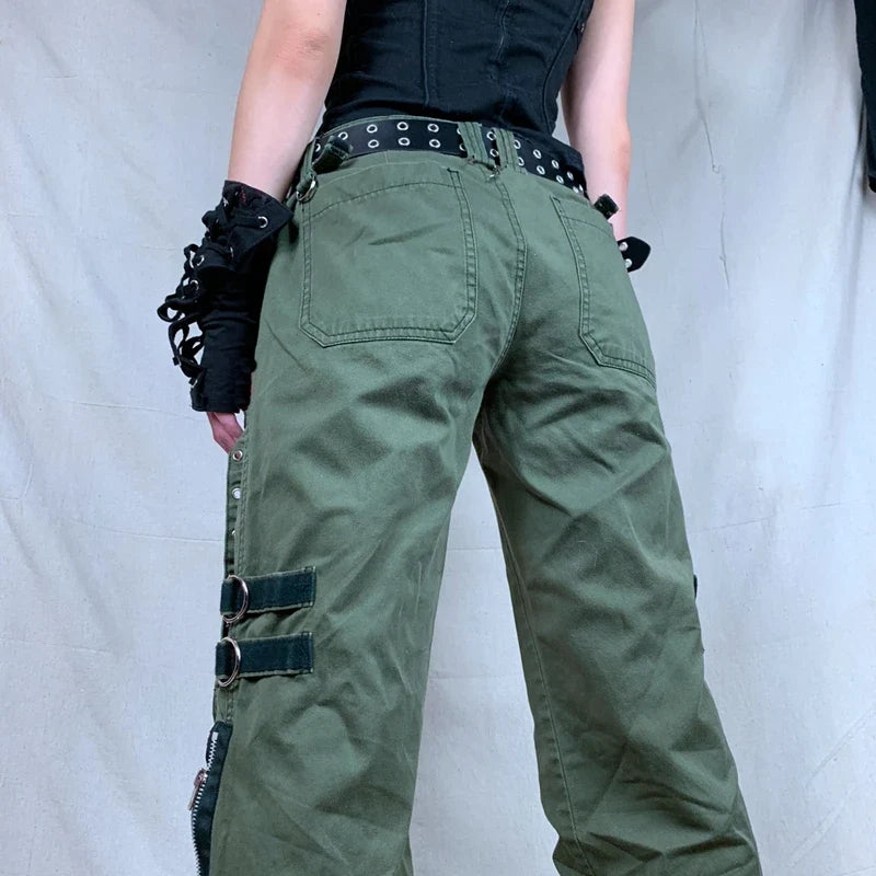 Gothic Pants with Zippers