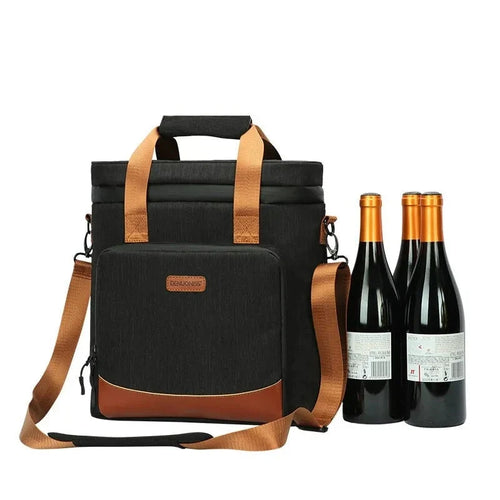Bolsa Térmica 20 Litros para Vinhos e Taças