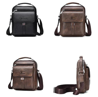 Bolsa de Ombro Masculina com Zíper