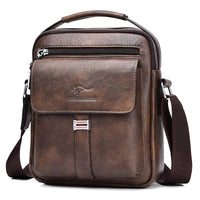 Bolsa de Ombro Masculina com Zíper