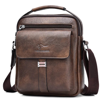 Bolsa de Ombro Masculina com Zíper