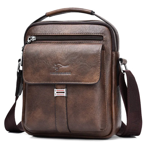 Bolsa de Ombro Masculina com Zíper