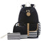 Kit: Mochila com Suporte USB + Bolsa + Estojo