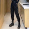 Women's Punk-Style Cargo Pants with Free Belt