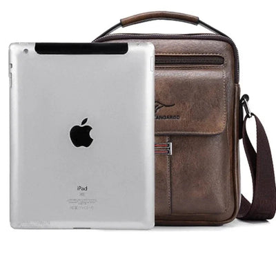 Bolsa de Ombro Masculina com Zíper