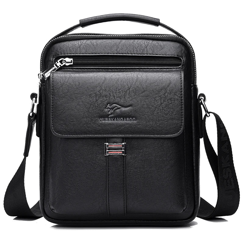 Bolsa de Ombro Masculina com Zíper