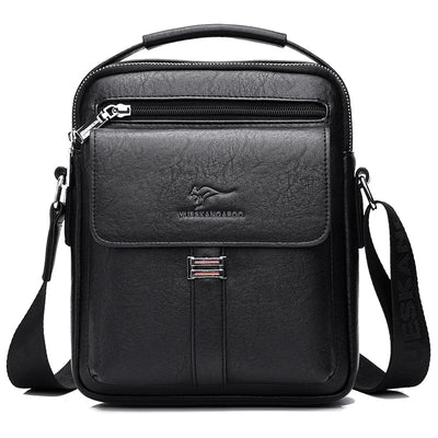 Bolsa de Ombro Masculina com Zíper