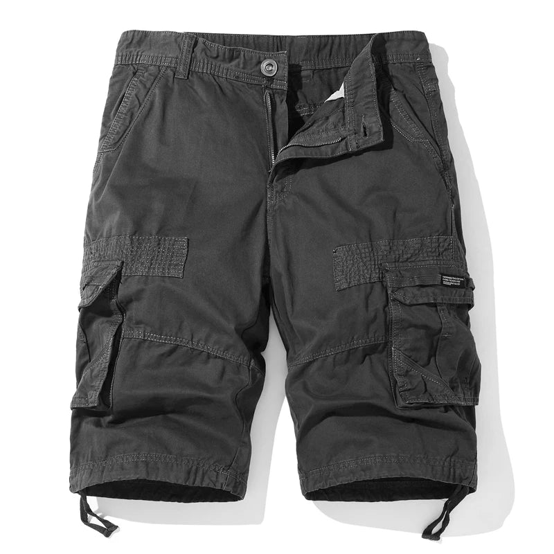 2024 novos homens do exército tático shorts casual multi-bolso masculino carga shorts homme S-XXL transporte da gota abz199