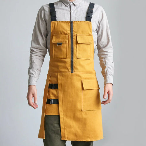 Multifunctional Unisex Canvas Apron - Modern Style