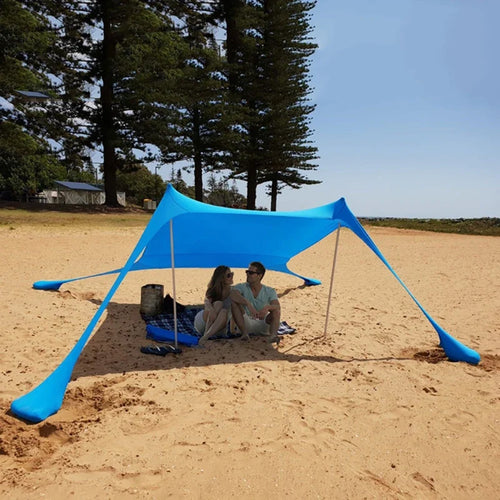 Portable UPF50+ Beach Tent for Families