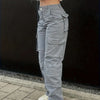 Women's High-Waist Y2K Cargo Pants