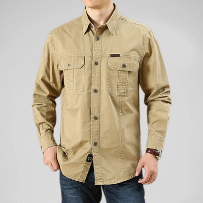 Military Cotton Casual Shirt