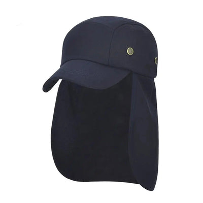 Chapéu de proteção solar ao ar livre para homens e mulheres, caminhadas, viagem, pesca, boné solar com UPF 50 + proteção solar e aba do pescoço