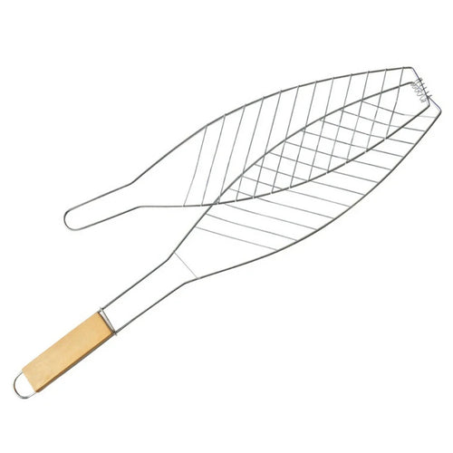 Fish Grilling Basket with Foldable Handle