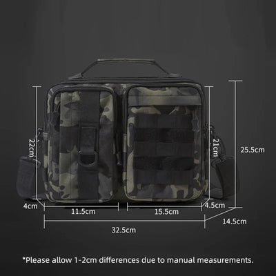 Trekking bolsas táticas bolsa de ombro acampamento para o homem caminhadas viagem escalada pesca estilingue crossbody ao ar livre fim de semana molle saco