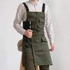 Multifunctional Unisex Canvas Apron - Modern Style