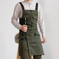 Multifunctional Unisex Canvas Apron - Modern Style