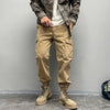 Men's Cargo Pants with Large Pockets and Casual Style