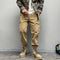 Men's Cargo Pants with Large Pockets and Casual Style