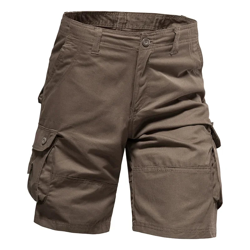 Shorts masculinos transfronteiriços ao ar livre solto-ajuste puro algodão calças casuais na moda verão fino moletom masculino