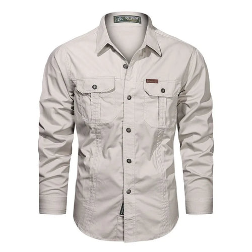 Military Cotton Casual Shirt