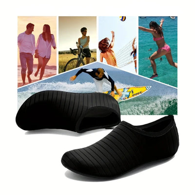 Calçado antiderrapante para esportes aquáticos para homens e mulheres, meias descalças, secagem rápida, sapatos de praia e natação, 1 par