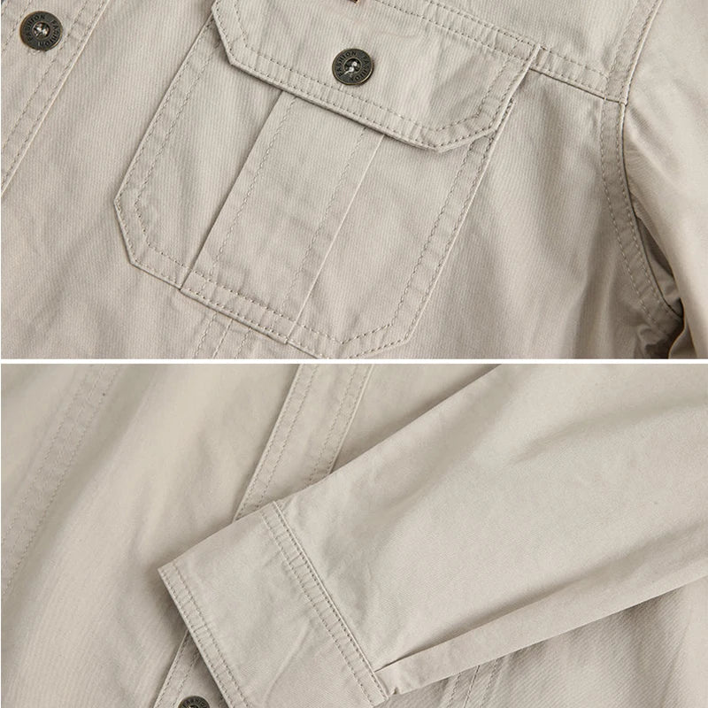 Military Cotton Casual Shirt