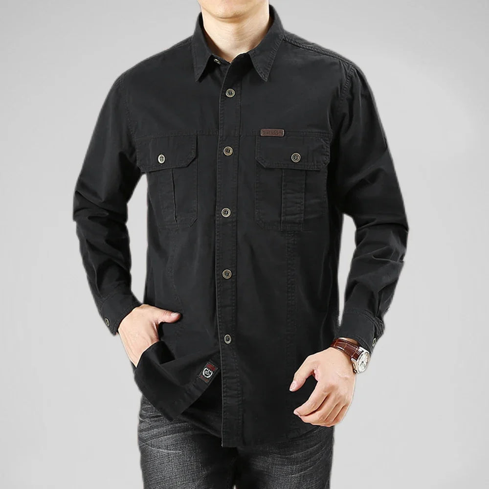 Military Cotton Casual Shirt