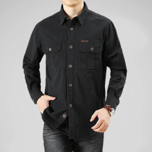 Military Cotton Casual Shirt