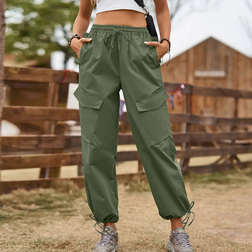 Women's Streetwear Pants with Functional Pockets