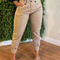 Women's Elegant Khaki Pants - Spring/Summer