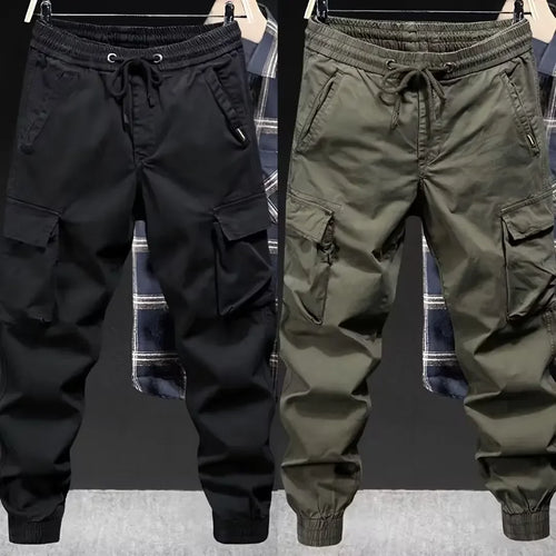 Men's Casual Cargo Pants with Relaxed Fit