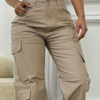 Women's High-Waist Street Cargo Pants