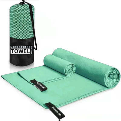 Toalha esportiva de secagem rápida 40x80cm azul cinza verde laranja natação ginásio fitness acampamento correndo praia toalhas de pano