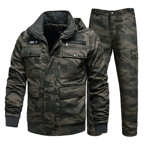 Army Cargo Jacket & Pants Set