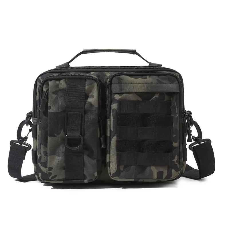 Trekking bolsas táticas bolsa de ombro acampamento para o homem caminhadas viagem escalada pesca estilingue crossbody ao ar livre fim de semana molle saco