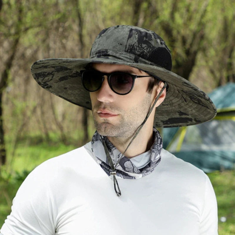 Tactical Hat with Face Mask